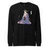 Geisha Harmonica Japanese Ukiyo-e Unisex Long Sleeve Tee