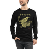 Samurai Tennis Japanese Ukiyo-e Unisex Long Sleeve Tee No.3
