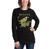 Samurai Tennis Japanese Ukiyo-e Unisex Long Sleeve Tee No.3