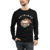 Merry Cat mas Japanese Ukiyo-e Unisex Long Sleeve Tee