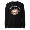 Merry Cat mas Japanese Ukiyo-e Unisex Long Sleeve Tee