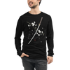Sakura Katana Samurai Unisex Long Sleeve Tee