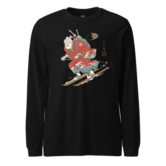 Santa Samurai Ski Edition Unisex Long Sleeve Tee
