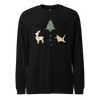 Origami Christmas Unisex Long Sleeve Tee