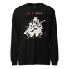 Ronin Guitar Blues Japanese Art Unisex Long Sleeve Tee Black - Samurai Original