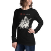 Ronin Guitar Blues Japanese Art Unisex Long Sleeve Tee - Samurai Original