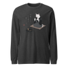 Samurai Cat Tea Time Tee Japanese Ukiyo-e Unisex Long Sleeve Tee
