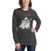 Ronin Guitar Blues Japanese Art Unisex Long Sleeve Tee - Samurai Original