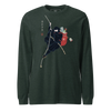 Ninja Santa Christmas Japanese Ukiyo-e Unisex Long Sleeve Tee