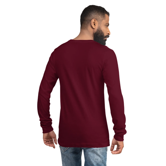 Samurai Beer and BBQ Japanese Ukiyo-e Unisex Long Sleeve Tee -