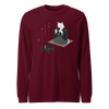 Samurai Cat Tea Time Tee Japanese Ukiyo-e Unisex Long Sleeve Tee