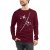 Sakura Katana Samurai Unisex Long Sleeve Tee