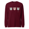 The Kabuki Neko Trio Unisex Long Sleeve Tee