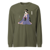 Geisha Harmonica Japanese Ukiyo-e Unisex Long Sleeve Tee