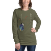 Samurai Photographer Japanese Ukiyo-e Unisex Long Sleeve Tee