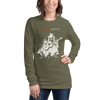 Ronin Guitar Blues Japanese Art Unisex Long Sleeve Tee - Samurai Original