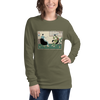 Samurai Psychologist Japanese Ukiyo-e Unisex Long Sleeve Tee