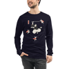 Samurai Coder Funny Unisex Long Sleeve Tee