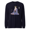 Geisha Harmonica Japanese Ukiyo-e Unisex Long Sleeve Tee