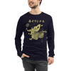 Samurai Tennis Japanese Ukiyo-e Unisex Long Sleeve Tee No.3
