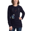 Samurai Photographer Japanese Ukiyo-e Unisex Long Sleeve Tee