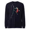 Ninja Santa Christmas Japanese Ukiyo-e Unisex Long Sleeve Tee