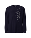 Japanese Custom Name Lucky Gourd Crest Unisex Long Sleeve Tee