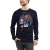 Tengu Japanese Ukiyo-e Unisex Long Sleeve Tee