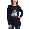 Ronin Guitar Blues Japanese Art Unisex Long Sleeve Tee - Samurai Original