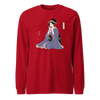 Geisha Harmonica Japanese Ukiyo-e Unisex Long Sleeve Tee