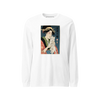 Geisha and Cat 1 Ukiyo-e Unisex Long Sleeve Tee