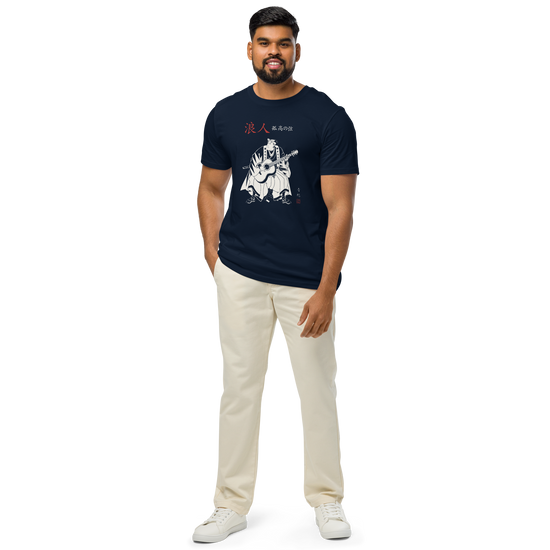 [Shipping to Montenegro] Ronin Guitar Blues O.rganic Mid-light Tee - Samurai Original