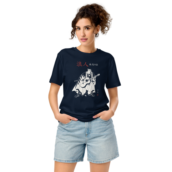 [Shipping to Montenegro] Ronin Guitar Blues O.rganic Mid-light Tee - Samurai Original