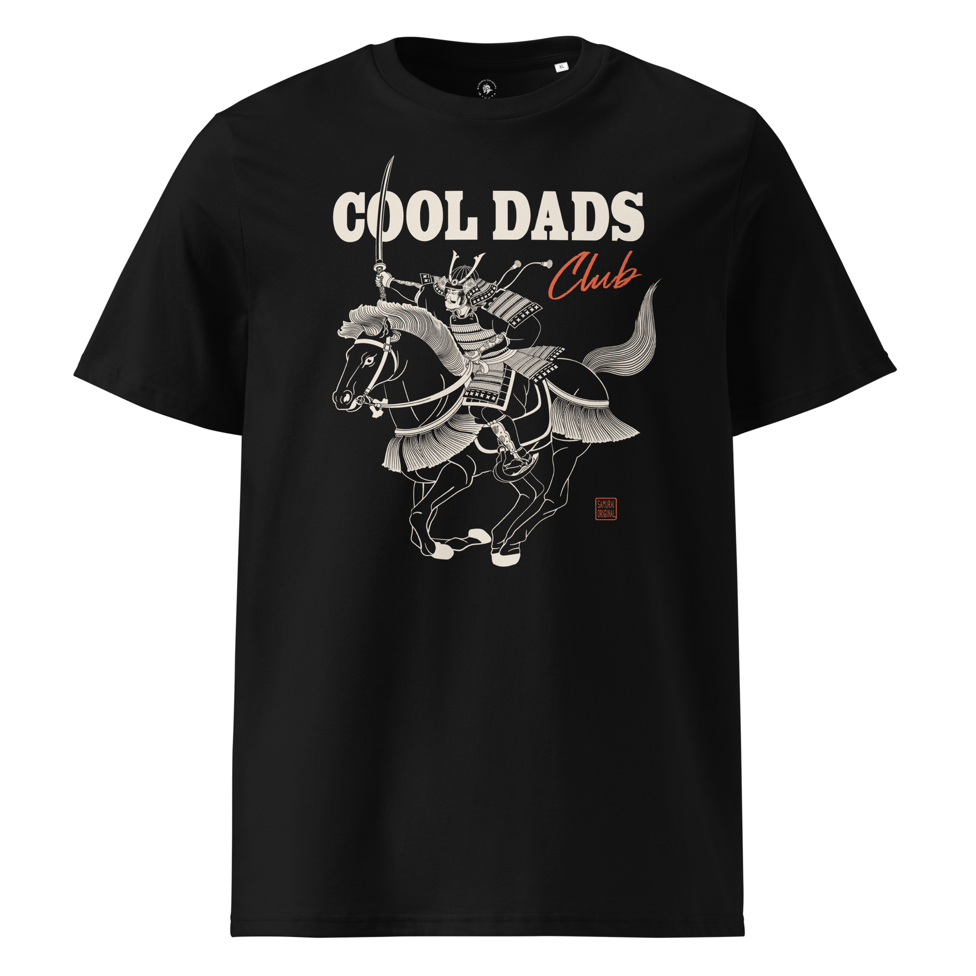Cool Dads Club Samurai Edition Organic T-Shirt Black - Samurai Original