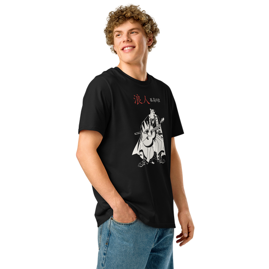 Ronin Guitar Blues Organic T-shirt - Samurai Original