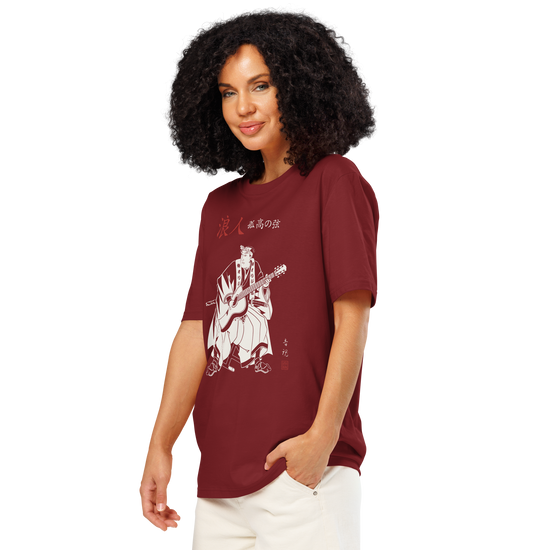 Ronin Guitar Blues Organic T-shirt - Samurai Original