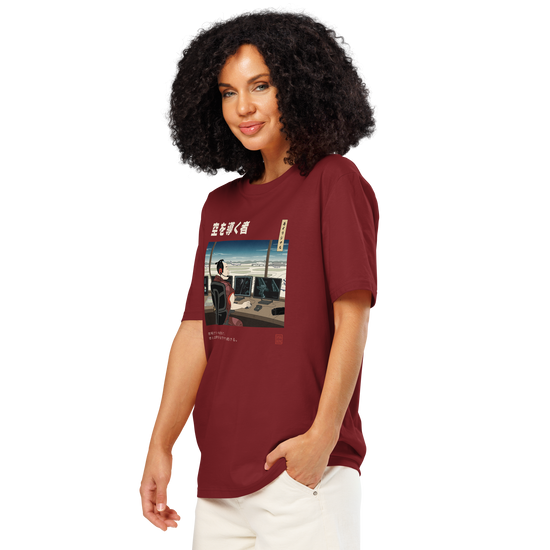 Samurai Air Traffic Controller Ukiyo-e Organic T-shirt - Samurai Original
