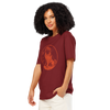 Personalized Japanese Hanko Pet Portrait Organic T-Shirt - Samurai Original