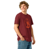 Personalized Japanese Hanko Pet Portrait Organic T-Shirt - Samurai Original