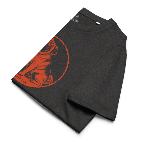 Personalized Japanese Hanko Pet Portrait Organic T-Shirt - Samurai Original