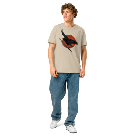 [Shipping to Montenegro] Ronin Raven Organic T-shirt - Samurai Original
