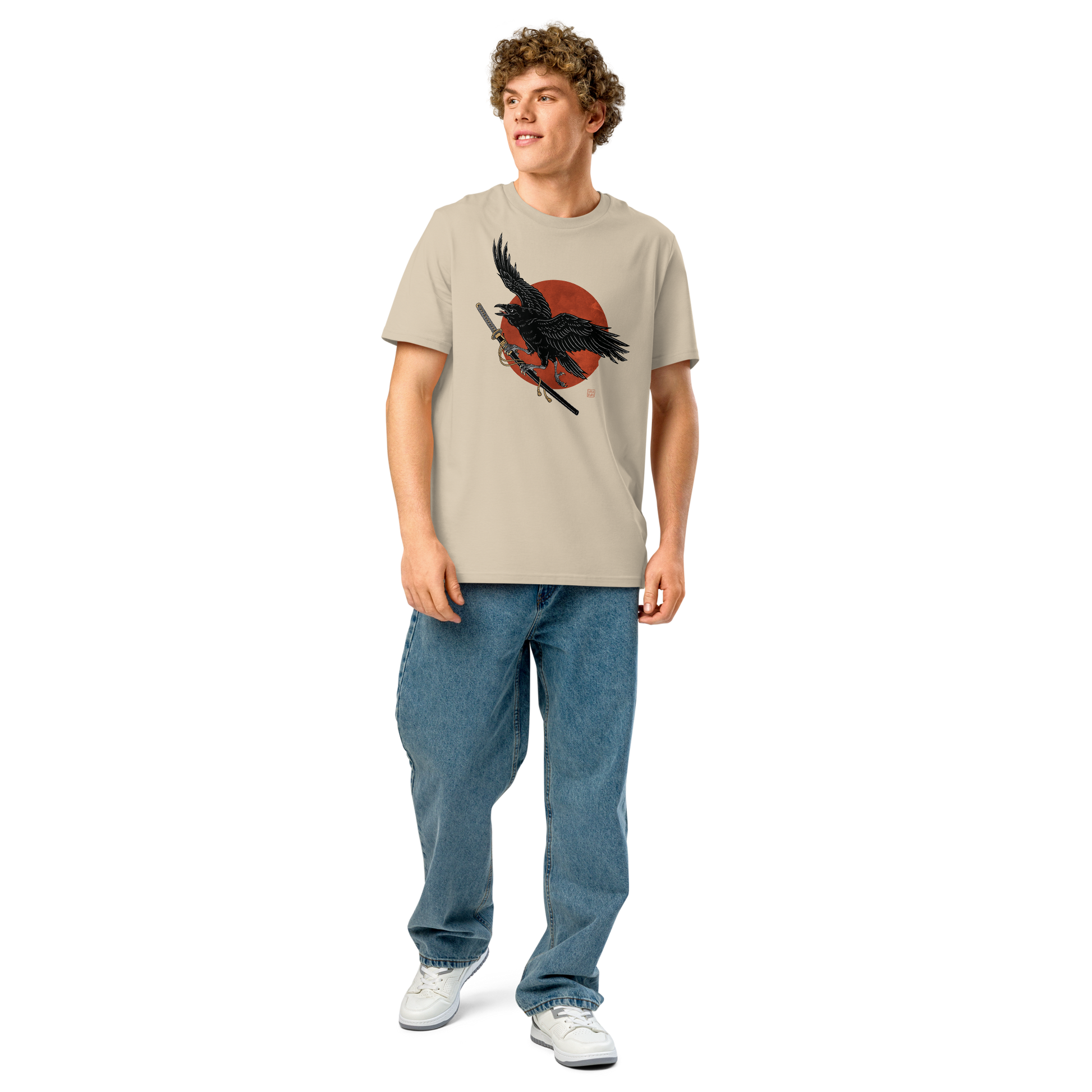 [Shipping to Montenegro] Ronin Raven Organic T-shirt - Samurai Original