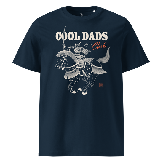 Cool Dads Club Samurai Edition Organic T-Shirt French Navy - Samurai Original