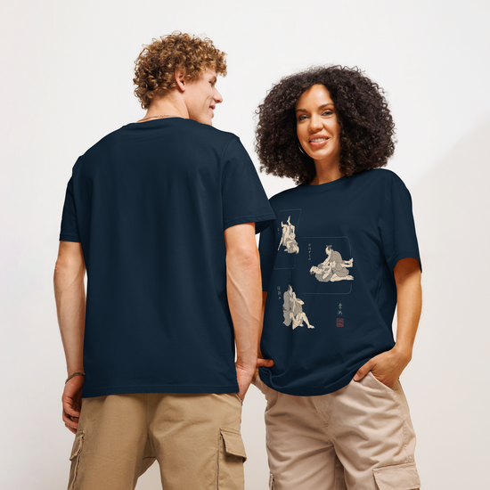 BJJ Ukiyo-e Skills Organic T-shirt - Samurai Original
