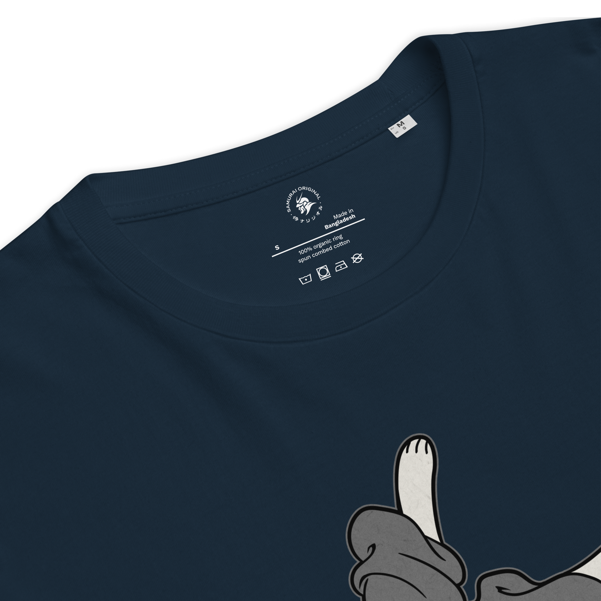 Judo Cat Ukiyo-e Organic T-shirt - Samurai Original