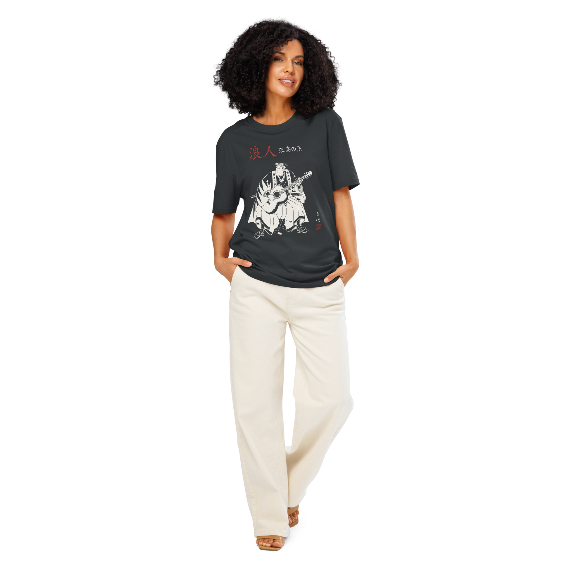 Ronin Guitar Blues Organic T-shirt - Samurai Original