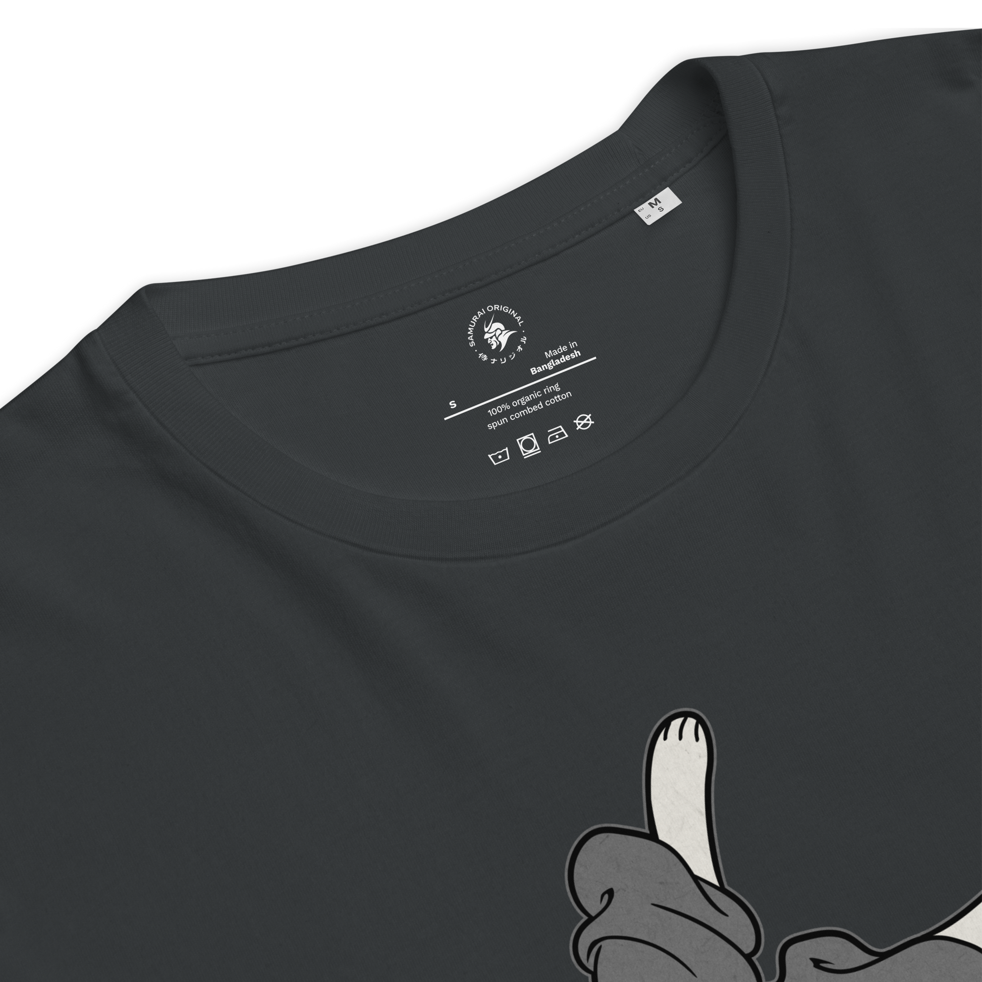 Judo Cat Ukiyo-e Organic T-shirt - Samurai Original