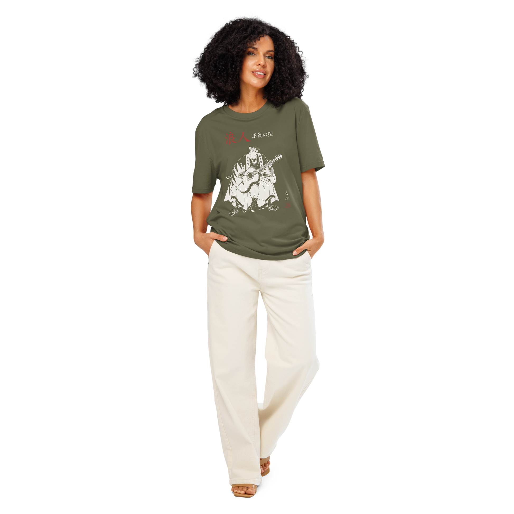Ronin Guitar Blues Organic T-shirt - Samurai Original