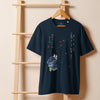 Samurai Photographer Japanese Ukiyo-e Unisex Organic T-shirt No.11