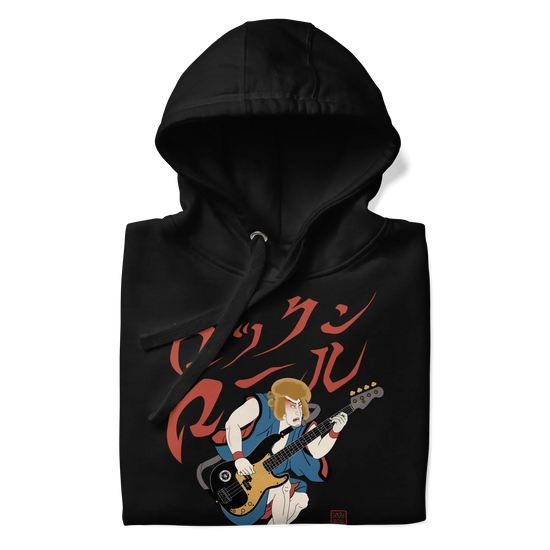 Bassist Samurai Japanese Ukiyo-e Unisex Hoodie 11 -